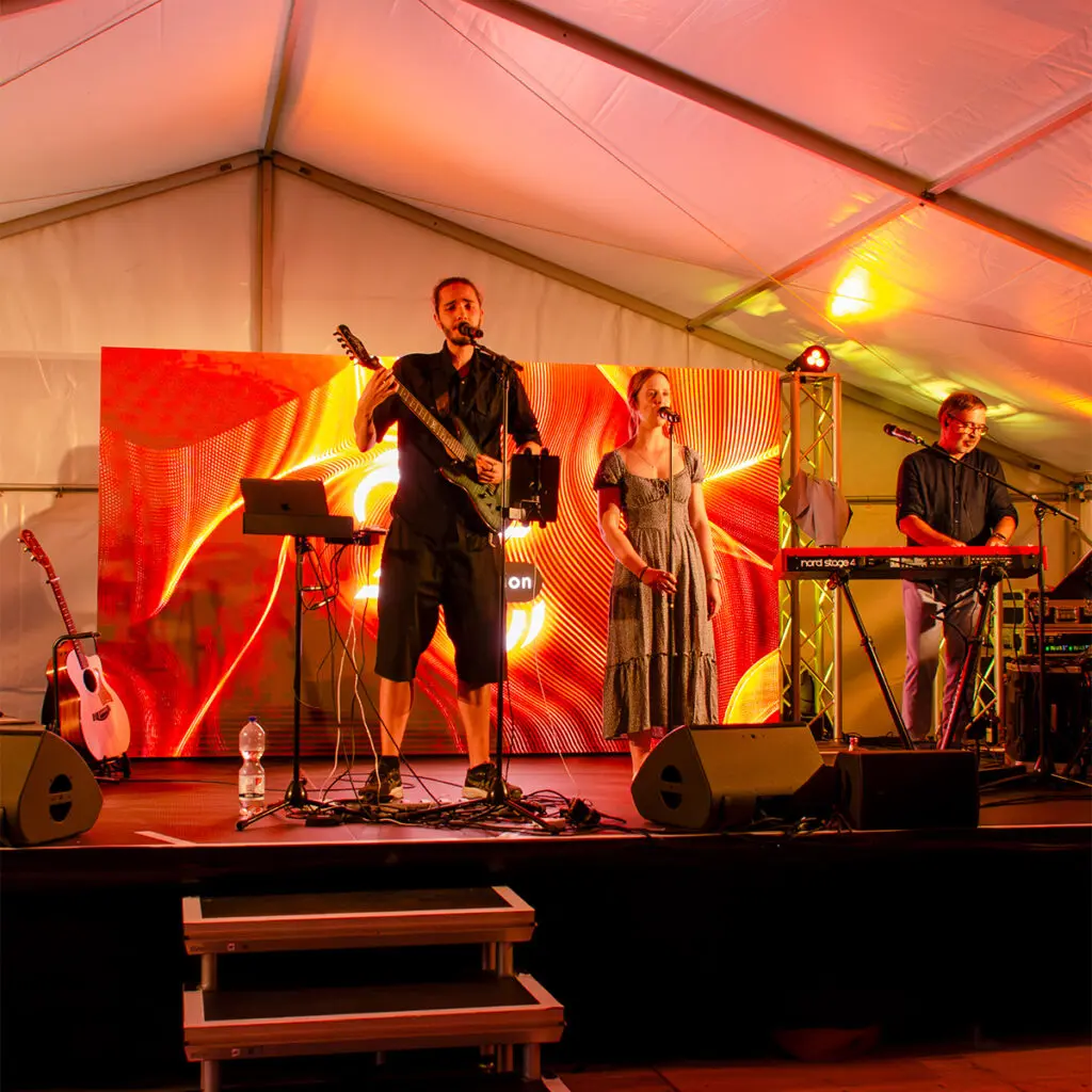 Die echion Band bei Ihrem Auftritt