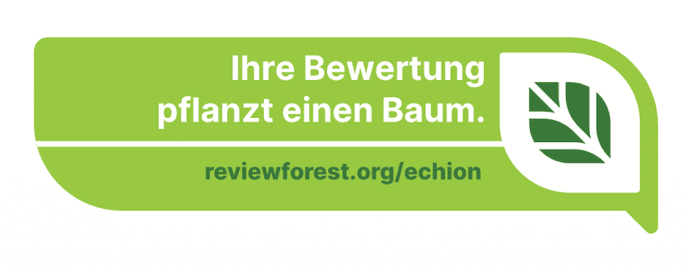 Ihre Google Bewertung für echion pflanzt einen Baum