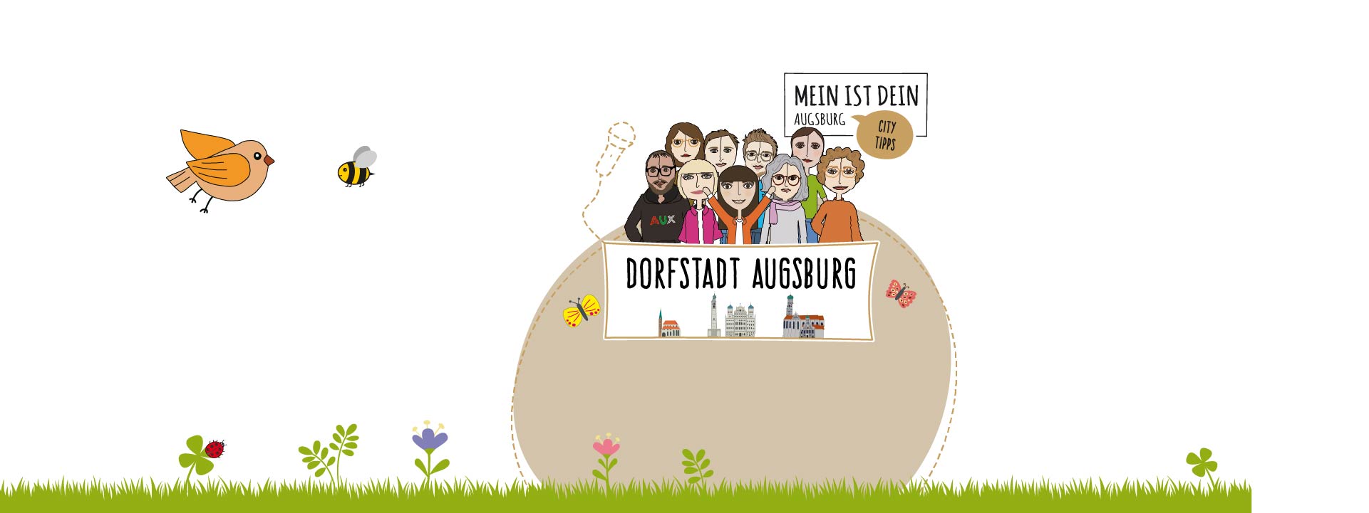 Podcast-Produktion Dorfstadt Augsburg